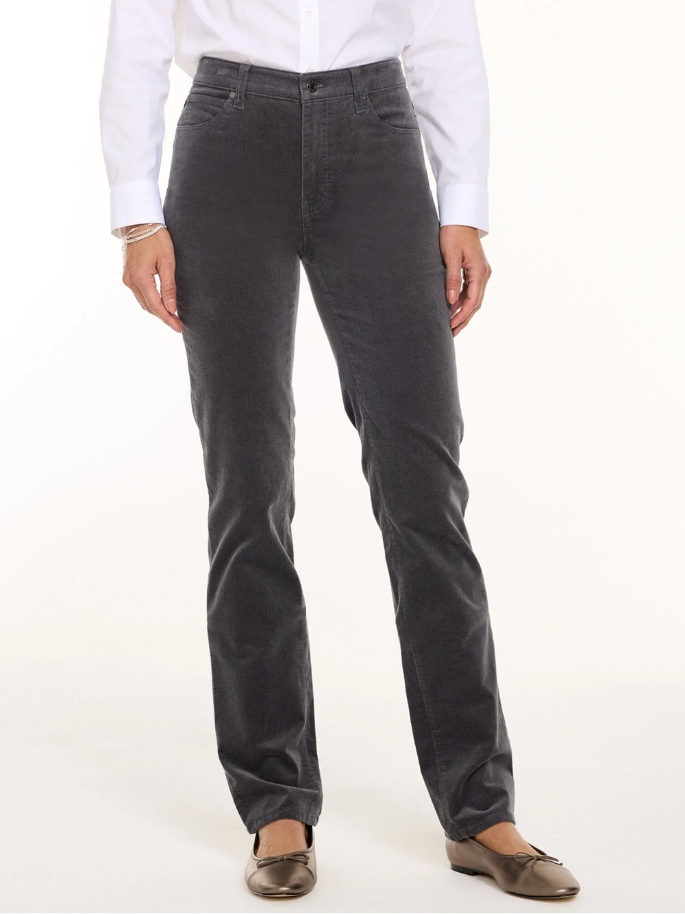 Talbots Curvy Straight Leg Corduroy Pants